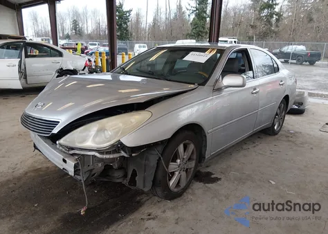 2005 Lexus Es 330 z USA, uszkodzony, nr VIN JTHBA30G255086764